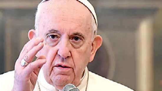 Pope saddened by situation with regard to the Easter Sunday attacks