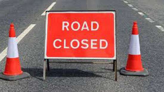 Segment of Galle Road closed due to protest