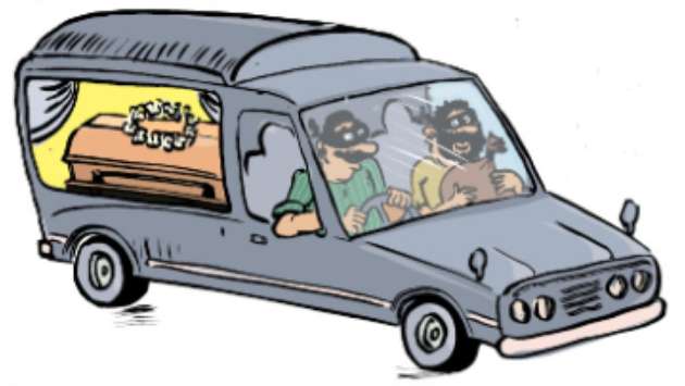 Funeral parlour employees go on robbery spree with corpses