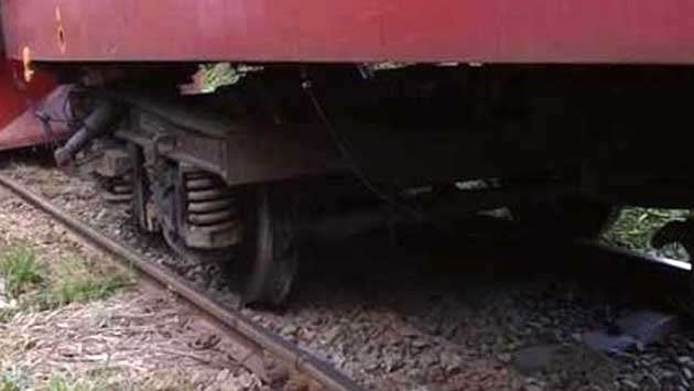 Derailment on coastal line