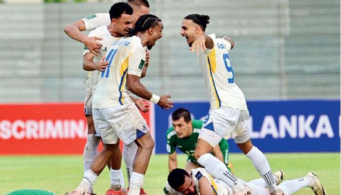 Sri Lanka  stuns Turkmenistan with historic win