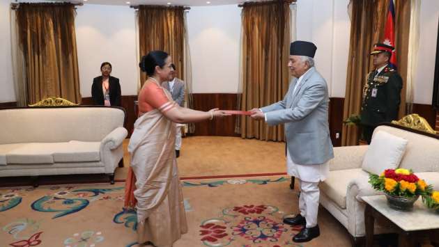 Sri Lanka’s ambassador to Nepal presents credentials to President Paudel