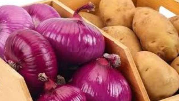 Levy on imported potatoes and big onions raised
