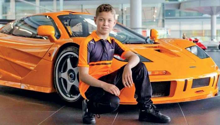 Formula One sign youngest ever at age 11