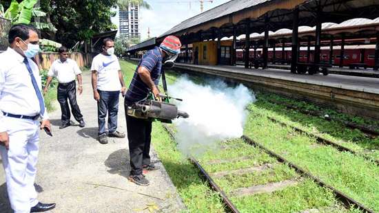 Fumigating to curb dengue outbreak