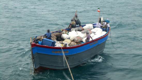 Navy apprehends six Indians with 2, 379kg of beedi leaves