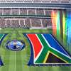 Huge flags and pyrotechnics with World Cup anthems