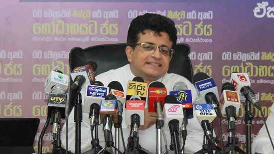 Conspiracy to pin Easter Sunday attacks on Gota: Gammanpila