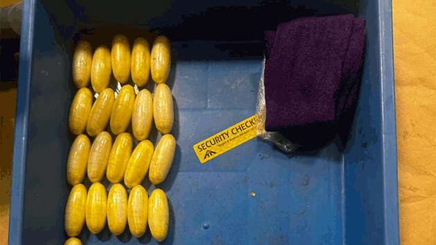 Large cocaine smuggling attempt stopped at BIA; Ugandan woman arrested