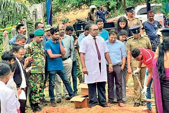 Skeletal remains, Camouflaged materials discovered in Mullaitivu excavation