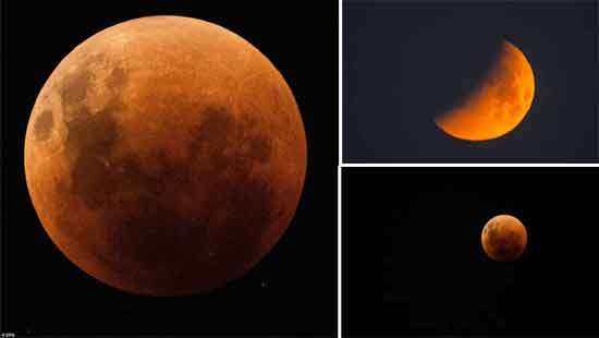 Super blood moon dazzles stargazers worldwide