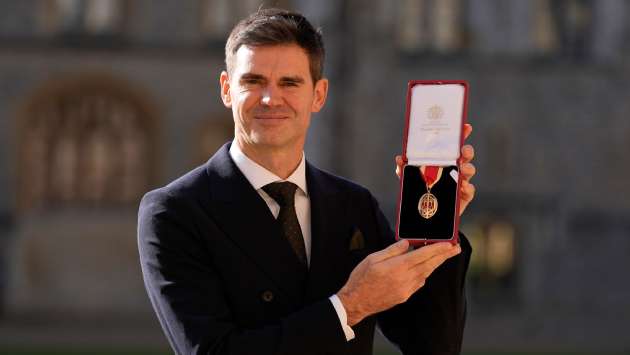 England cricket legend James Anderson knighted at Windsor Castle