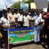 Paddy cultivators stage protest in Anuradhapura