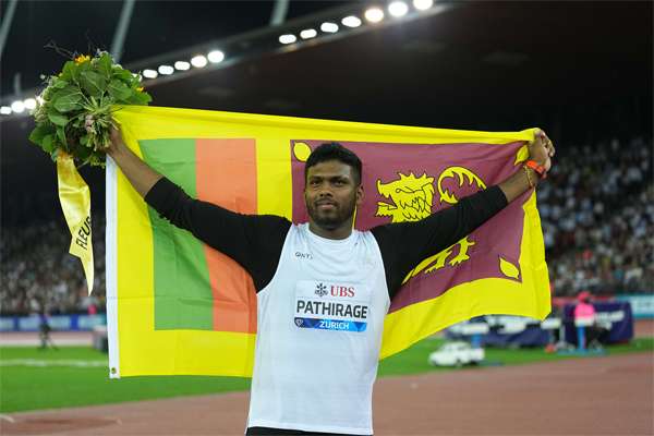 Pathirage throws 92.07m to win Zurich Diamond League - Breaking News