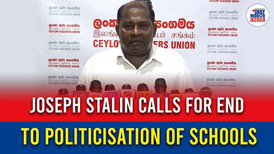 Joseph Stalin calls for end to politicisation of schools