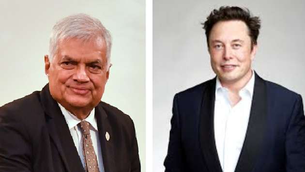 Ranil thanks Elon Musk for enabling Starlink in Sri Lanka
