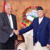 Ranil meets Nepali Prime Minister