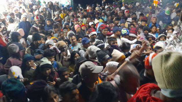 Heavy influx of pilgrims to Sri Pada for New Year holidays