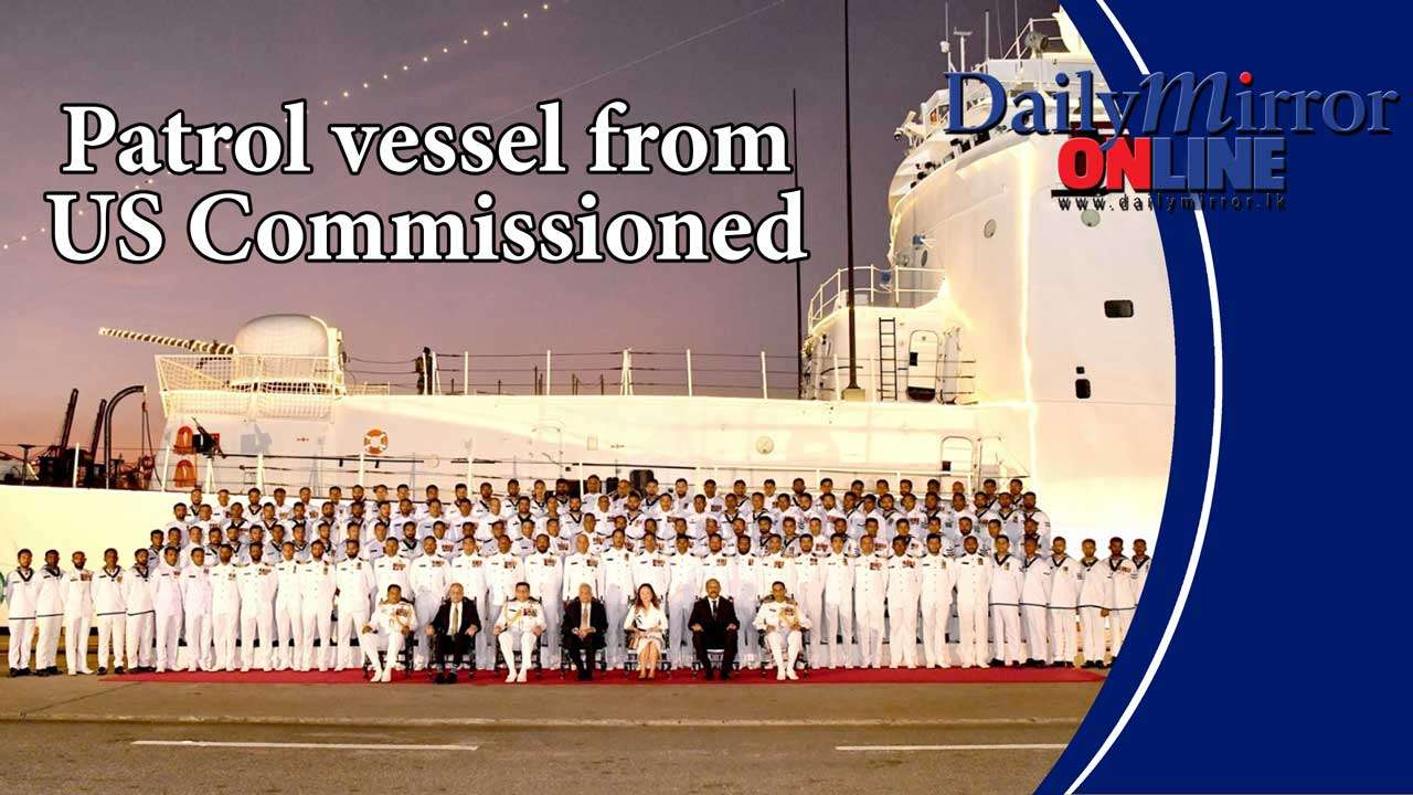 Patrol vessel from US Commissioned