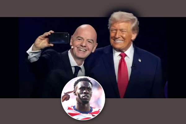 Trump thanks Fifa after USA striker Balogun’s ban suspended
