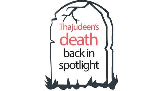 Thajudeen’s death  back in spotlight