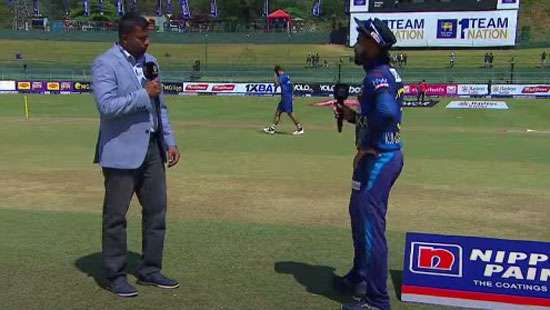 Sri Lanka cricketers wear black arm bands for third Afghanistan ODI