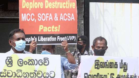 JVP protests against Pompeo’s visit