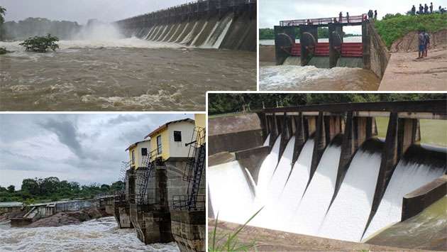 Tanks and reservoirs overflow