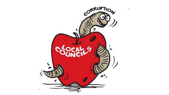 Hung local councils are more prone to corruption