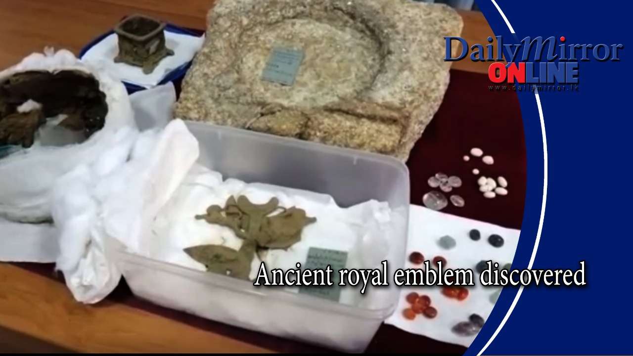 Ancient royal emblem discovered