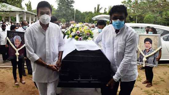 Last rites of Robin Fernando.....