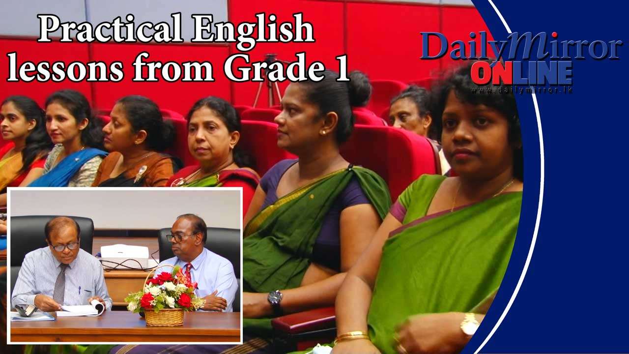 Practical English lessons from Grade 1