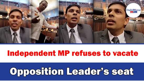 Independent MP refuses to vacate Opposition Leader’s seat