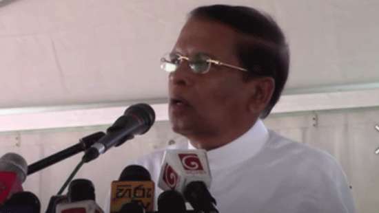 Only three months left to pay the fine; give me as much as you can: Maithripala