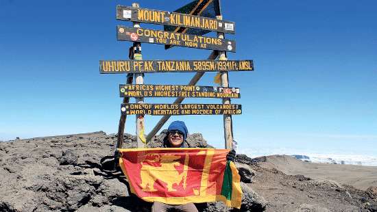 CLIMBING MT. KILIMANJARO AVINASH VAN DORT BECOMES SRI LANKA’S YOUNGEST TO CLIMB THE WORLD’S HIGHEST FREE-STANDING MOUNTAIN