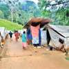 People living in tents face severe hardship, move back to homes in endangered areas