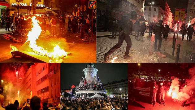 Protests in Paris