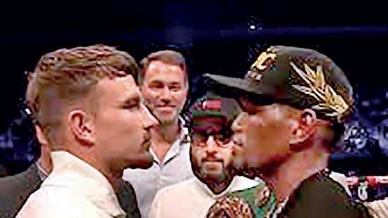 Despite dope test, title fight on course