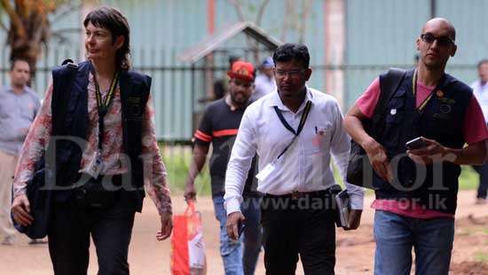 EU observers in Vavuniya