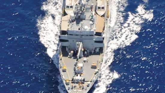 Indian Navy ship ‘INS Sarvekshak’ enters  Colombo Survey completed successfully in three areas off Colombo