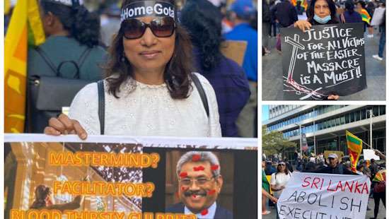 ’Gota Resign’ - SL community in Sydney join protest