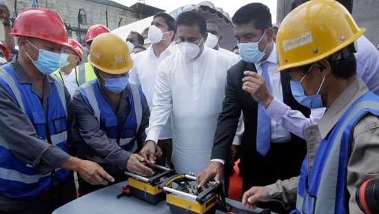 Work on road linking port city with Colombo begins