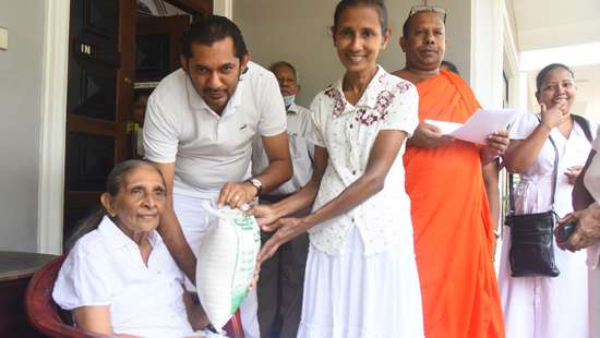 Rice donation programme