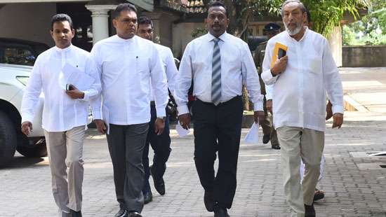 Govt. MPs at Bribery Commission.