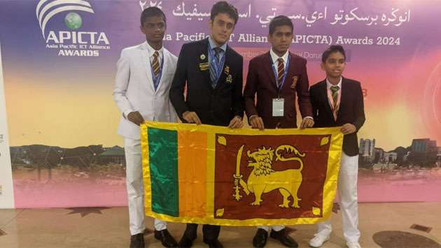 Sri Lankan students shine at Asia Pacific ICT Awards in Brunei