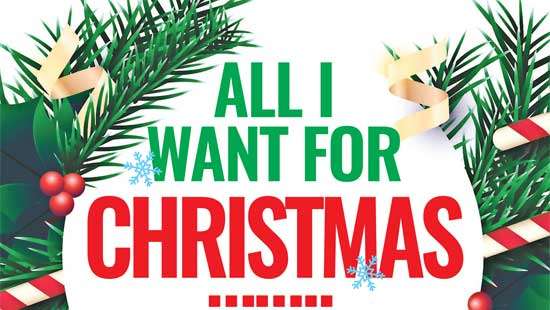 All I want for Christmas