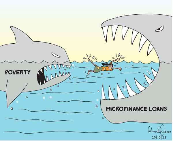 Cartoon of the Day 20-10-2025: From Poverty to Predation - The Vicious Cycle of Microfinance