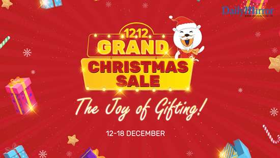 Watch out for the Grand Christmas Sale on Daraz.lk