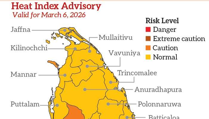Meteorology Department issues heat advisory