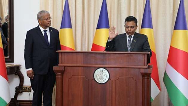 Sri Lankan attorney Vincent Perera sworn in as new Attorney General of Seychelles